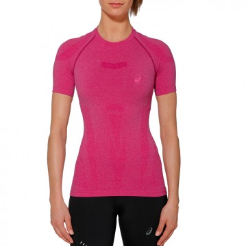 CAMISETA ASICS ROSA DE MANGA CORTA MUJER 121093-0286