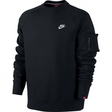 CAMISETA MANGA LARGA NIKE AW77 FLC CREW HOMBRE