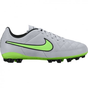 BOTA DE FÚTBOL NIKE JR. TIEMPO GENIO LEATHER AG NIÑO 631617-030