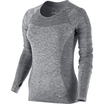 CAMISETA RUNNING NIKE DRI-FIT KNIT MUJER 718582-010