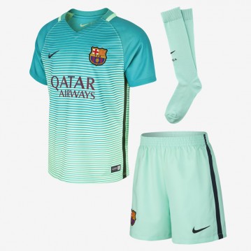 KIT OFICIAL FC BARCELONA TERCERA EQUIPACIÓN 2016-2017 NIÑO 776734-390