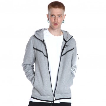 CHAQUETA GRIS NIKE TECH FLEECE