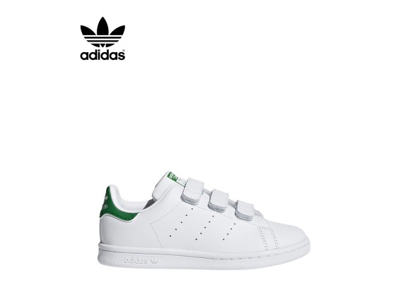 visual Mono al límite ZAPATILLAS ADIDAS BLANCAS STAN SMITH NIÑO M20607